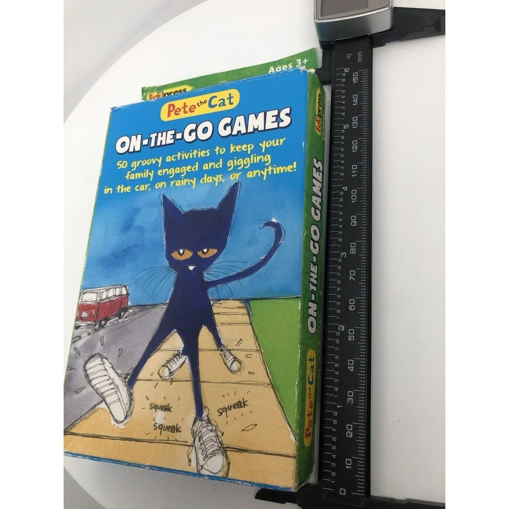 Edupress Pete The Cat On-The-Go‎ Game complete Children's Educational Card Game